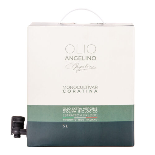 Oliwa z oliwek Extra virgine Olio Angelino - Coratina Bio 5L( Nasze Pierwociny) Świeże Tłoczenie 2025/26