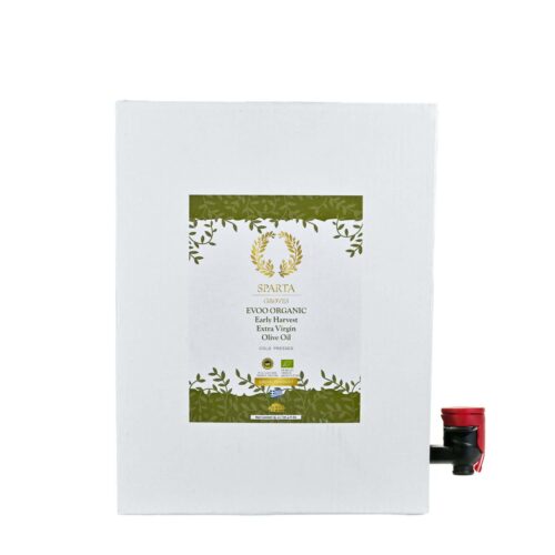 Oliwa z oliwek Extra Virgin-Sparta - Athinolia BIO-Bag z Kranikiem 3L-Zdobywca Wielu Nagród-Grecka Pyszność-Umiarkowana Goryczka-Można Smażyć NOWE TŁOCZENIE 2025/26