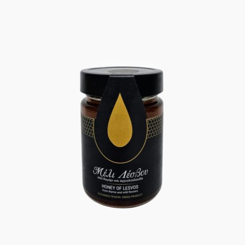 Miód Grecki z Tymianku i Dzikich Polnych Kwiatów Plomari Gold 450g Kwiatowo-Ziołowy Smak