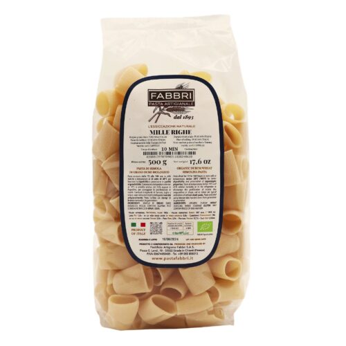 Makaron z Toskanii Fabbri Bio-  Mille Righe - 500g Bardzo Ciekawy Kształt