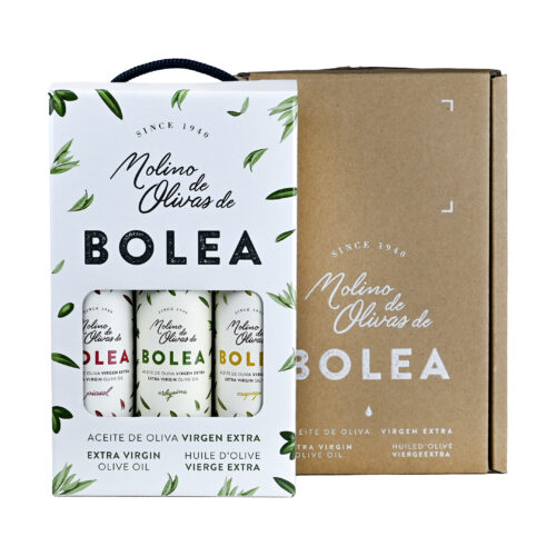 Oliwa z oliwek Extra Virgin - Bolea Zestaw 3 x 250ml- Bardzo Świeży i Bogaty w Aromaty -  Tłoczona 2h Od Zbioru