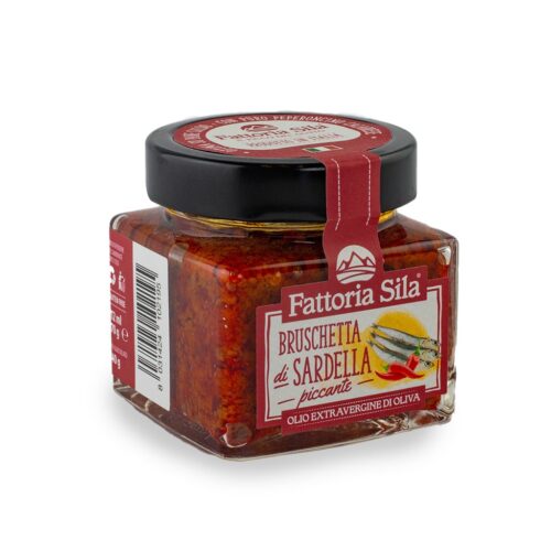 Bruschetta z sardynek europejskich Pilchard  Fattoria Sila– 180g Kuchnia Kalabryjska Bez Konserwantów