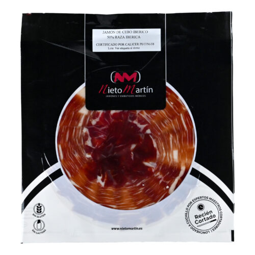 Szynka Iberyjska 50% Czarnej Świnki Iberyjskiej- 24 Miesiące Dojrzewania 80g Nieto Martin