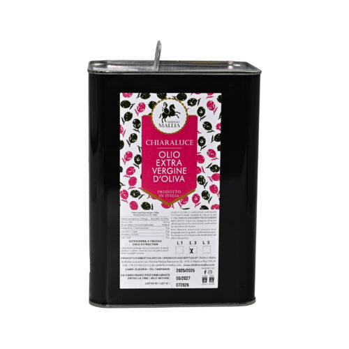 0liwa z oliwek Extra Virgin Olio Mallia Chiaraluce -3L Puszka z Niską Goryczką- Maślano - Śmietankowy Przepyszny Smak do Maczania Chlebka-Można smażyć- Świeże Tłoczenie 2025/26