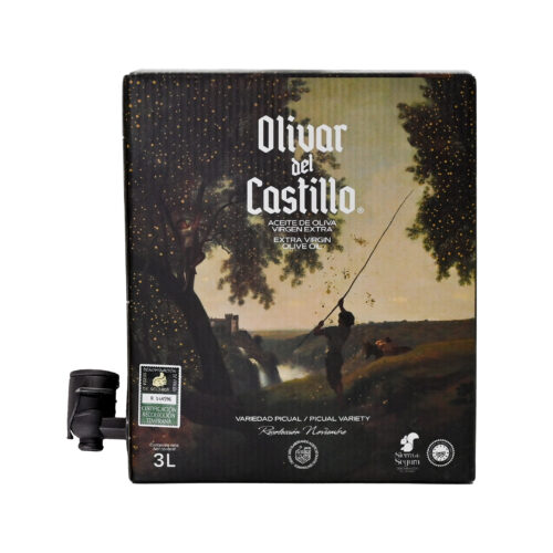 Oliwa z oliwek Extra Virgin Olivar del Castillo - Picual 3L Bag in Box- Dużo Polifenoli-  Aromatyczne Tłoczenie 2025/26