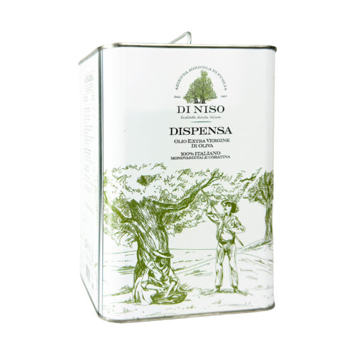 Oliwa z Oliwek Extra Virgine Wysokopolifenolowa - Di Niso Coratina Puszka-3L- Ekstremalna Świeżość - TŁOCZENIE 2025/26