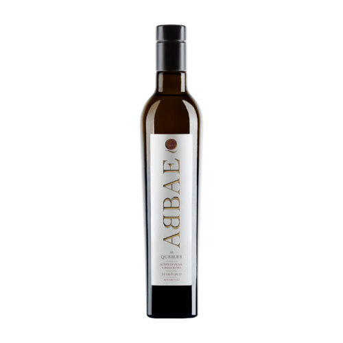 Oliwa z oliwek Extra Virgin-Hacienda Queiles - ABBAE Arbequina Bio-500ml - Cudowny Maślany Smak z Niską Goryczką- Świeże Tłoczenie 2025/26