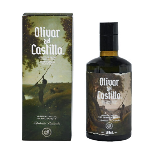 Oliwa z oliwek Extra Virgin Olivar del Castillo - Picual 500ml- Dużo Polifenoli-  Aromatyczne Tłoczenie 2025/26