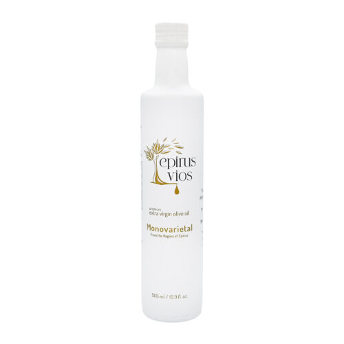 Grecka Oliwa z oliwek Extra Virgin Epirus Vios - Hondroelia BIO 500ml- Delikatna Perła z Epiru TŁOCZENIE 2025/26
